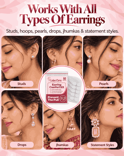 Lobe Care™ (60 Patches) - Earring Support Patches
