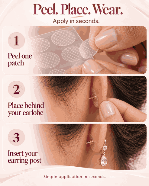 Lobe Care™ (60 Patches) - Earring Support Patches