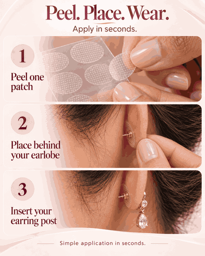 Lobe Care™ (60 Patches) - Earring Support Patches